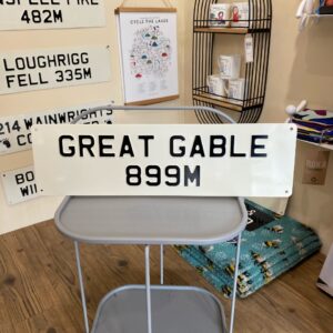 Great Gable 899m Enamelled Sign